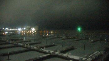 Weather camera view of Waukegan Harbor and Marina.