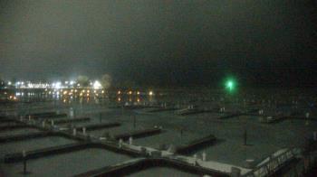 Weather camera view of Waukegan Harbor and Marina.