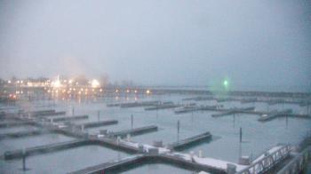 Weather camera view of Waukegan Harbor and Marina.