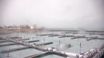 Weather camera view of Waukegan Harbor and Marina.