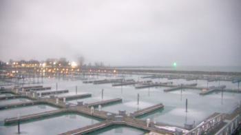 Weather camera view of Waukegan Harbor and Marina.