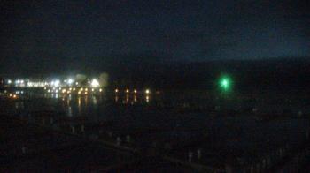 Weather camera view of Waukegan Harbor and Marina.