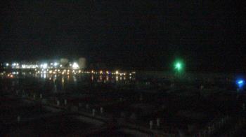 Weather camera view of Waukegan Harbor and Marina.