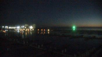 Weather camera view of Waukegan Harbor and Marina.