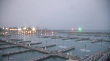 Weather camera view of Waukegan Harbor and Marina.