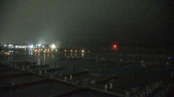 Weather camera view of Waukegan Harbor and Marina.