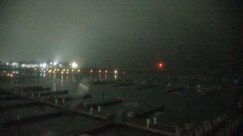 Weather camera view of Waukegan Harbor and Marina.