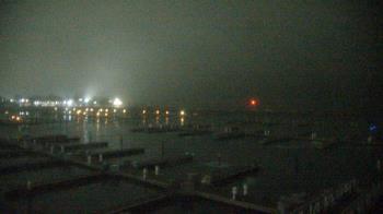 Weather camera view of Waukegan Harbor and Marina.
