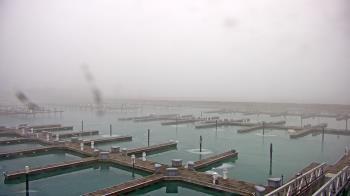 Weather camera view of Waukegan Harbor and Marina.