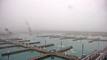 Weather camera view of Waukegan Harbor and Marina.