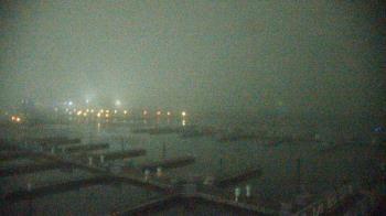 Weather camera view of Waukegan Harbor and Marina.