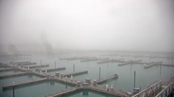 Weather camera view of Waukegan Harbor and Marina.