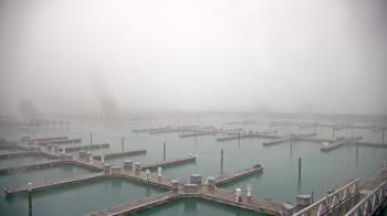 Weather camera view of Waukegan Harbor and Marina.