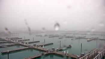 Weather camera view of Waukegan Harbor and Marina.