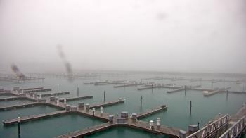 Weather camera view of Waukegan Harbor and Marina.