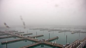 Weather camera view of Waukegan Harbor and Marina.