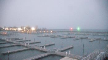 Weather camera view of Waukegan Harbor and Marina.