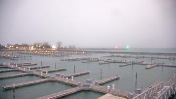 Weather camera view of Waukegan Harbor and Marina.