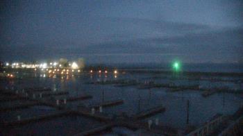 Weather camera view of Waukegan Harbor and Marina.
