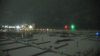 Weather camera view of Waukegan Harbor and Marina.