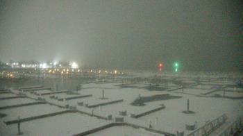 Weather camera view of Waukegan Harbor and Marina.