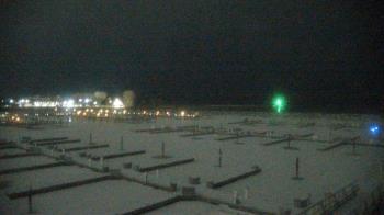 Weather camera view of Waukegan Harbor and Marina.
