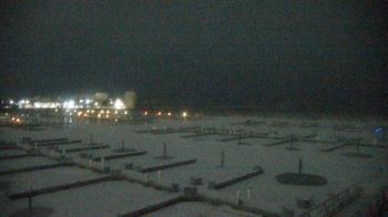 Weather camera view of Waukegan Harbor and Marina.