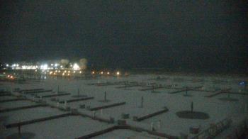 Weather camera view of Waukegan Harbor and Marina.