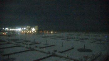 Weather camera view of Waukegan Harbor and Marina.