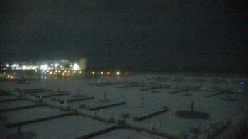 Weather camera view of Waukegan Harbor and Marina.