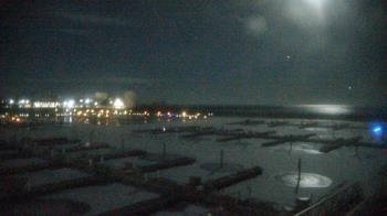 Weather camera view of Waukegan Harbor and Marina.