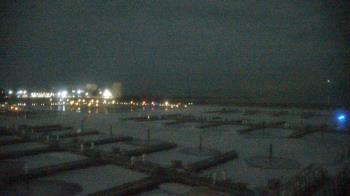 Weather camera view of Waukegan Harbor and Marina.