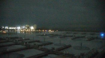 Weather camera view of Waukegan Harbor and Marina.