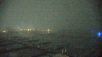 Weather camera view of Waukegan Harbor and Marina.