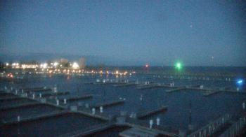 Weather camera view of Waukegan Harbor and Marina.