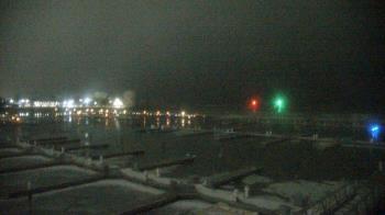 Weather camera view of Waukegan Harbor and Marina.