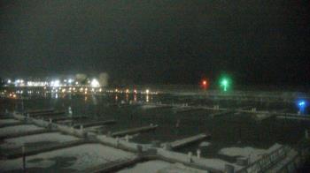 Weather camera view of Waukegan Harbor and Marina.