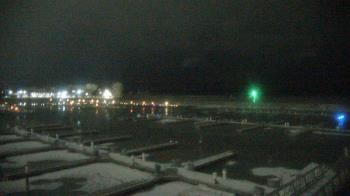 Weather camera view of Waukegan Harbor and Marina.