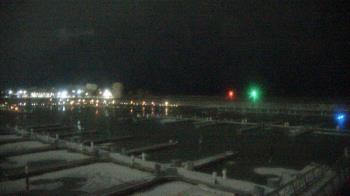 Weather camera view of Waukegan Harbor and Marina.