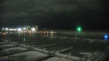 Weather camera view of Waukegan Harbor and Marina.