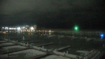 Weather camera view of Waukegan Harbor and Marina.