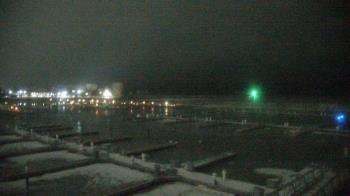 Weather camera view of Waukegan Harbor and Marina.