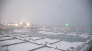 Weather camera view of Waukegan Harbor and Marina.