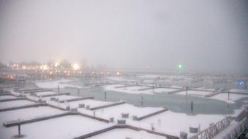 Weather camera view of Waukegan Harbor and Marina.