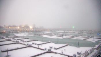 Weather camera view of Waukegan Harbor and Marina.