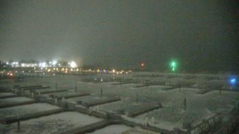 Weather camera view of Waukegan Harbor and Marina.