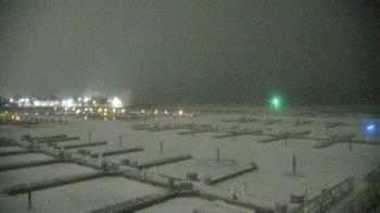 Weather camera view of Waukegan Harbor and Marina.