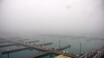 Weather camera view of Waukegan Harbor and Marina.