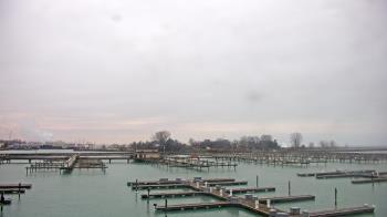 Weather camera view of Waukegan Harbor and Marina.