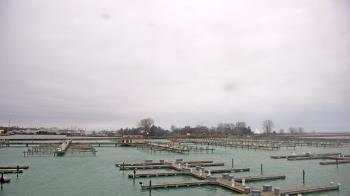 Weather camera view of Waukegan Harbor and Marina.